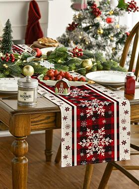 Christmas Table Runner Merry Christmas Decoration For Home X