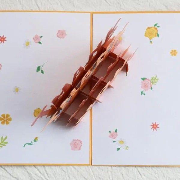 Q39B 3D for Pop Up Cards Thank You Mothers