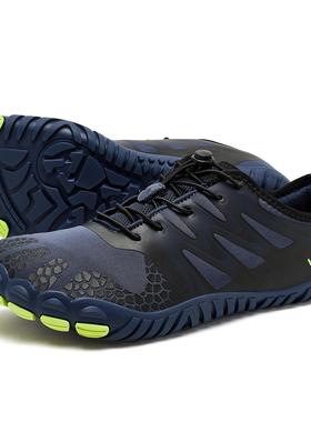 Wide Toe Barefoot Shoes for Unisex Artificial Leather Outdoo