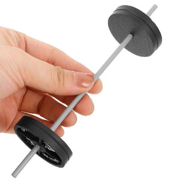 Fitness Barbell Model Mini Sports Toy Tiny Rack Plastic