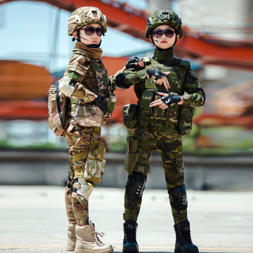 儿童迷彩服套装户外特种兵夏令营