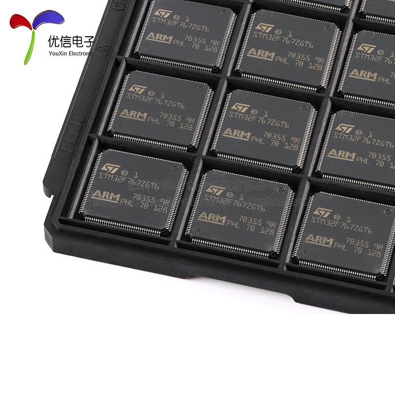 原装STM32F767ZGT6 LQFP-144 ARM Cortex-M7 32位微控制器-MCU