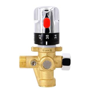 小厨宝电热水器温控阀调温阀家用龙头管道阀 全铜恒温阀混水阀明装