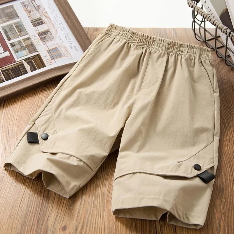 男童短裤薄款2024儿童五分裤工装裤夏季新款中大童宽松夏装休闲潮