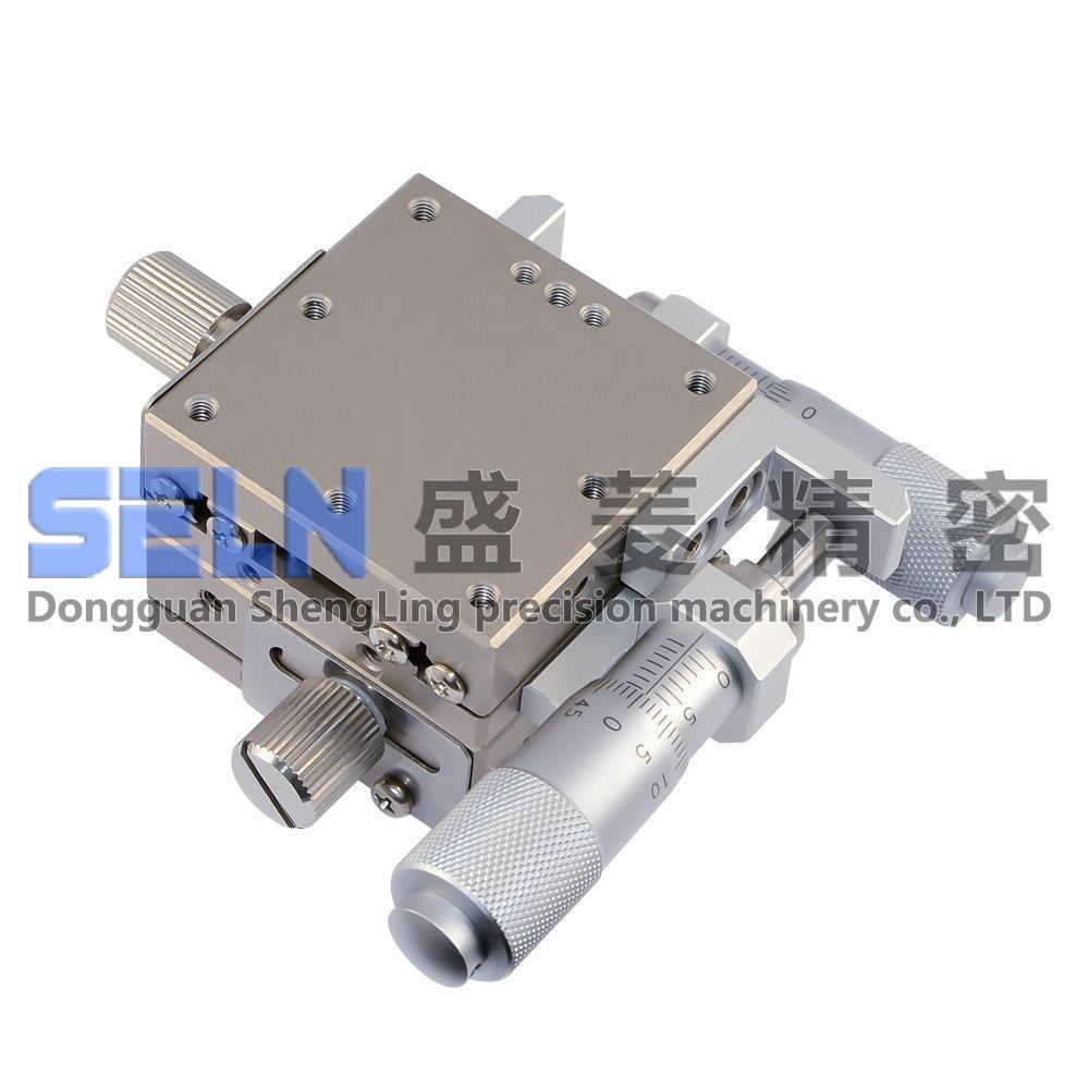 供应40*40XY轴LBY40-R直线滚珠型轴承钢手动位移平台代替XYSG40