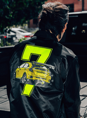 DPLS×StudentDriver吴彦祖同款夹克外套薄款FK8印花宽松型原装