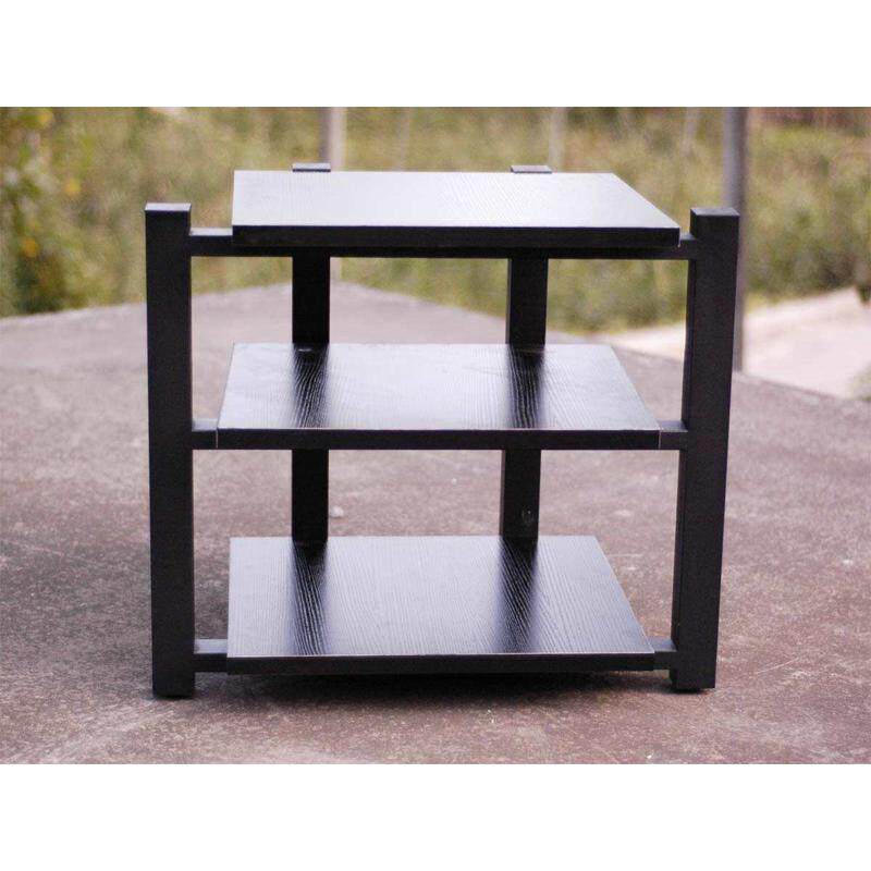 功放柜功放架机架234层音响器材架实木KTV电视柜音箱脚架金属铁影