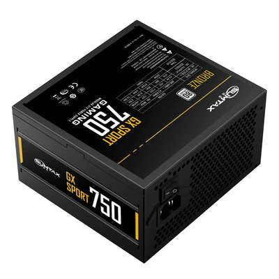 迅钛电源GX750 额定750W电脑电源台式机主机电源白牌台式电源650W