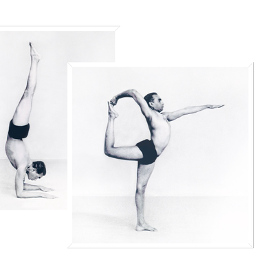 艾扬格大师瑜伽体式挂画简约无相框客厅场馆装饰画报壁画热销新品