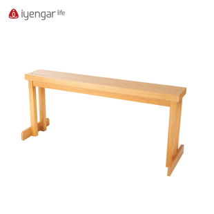 艾扬格瑜伽辅具实木窄长凳L辅助支撑