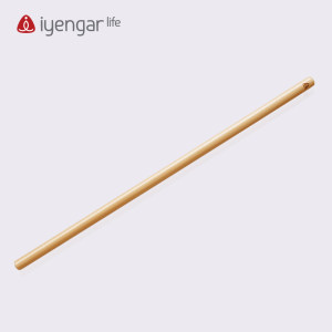 iyengarlife旗舰店艾扬格小圆棍瑜伽棍形体棍开背开肩神器矫正驼背辅助木棍训练工具