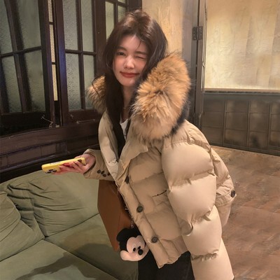 2025年冬季新款大毛领羽