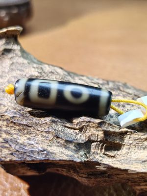 虫系列双天地天珠藏传九眼石页岩玉髓玛瑙真品老气古朴厚实