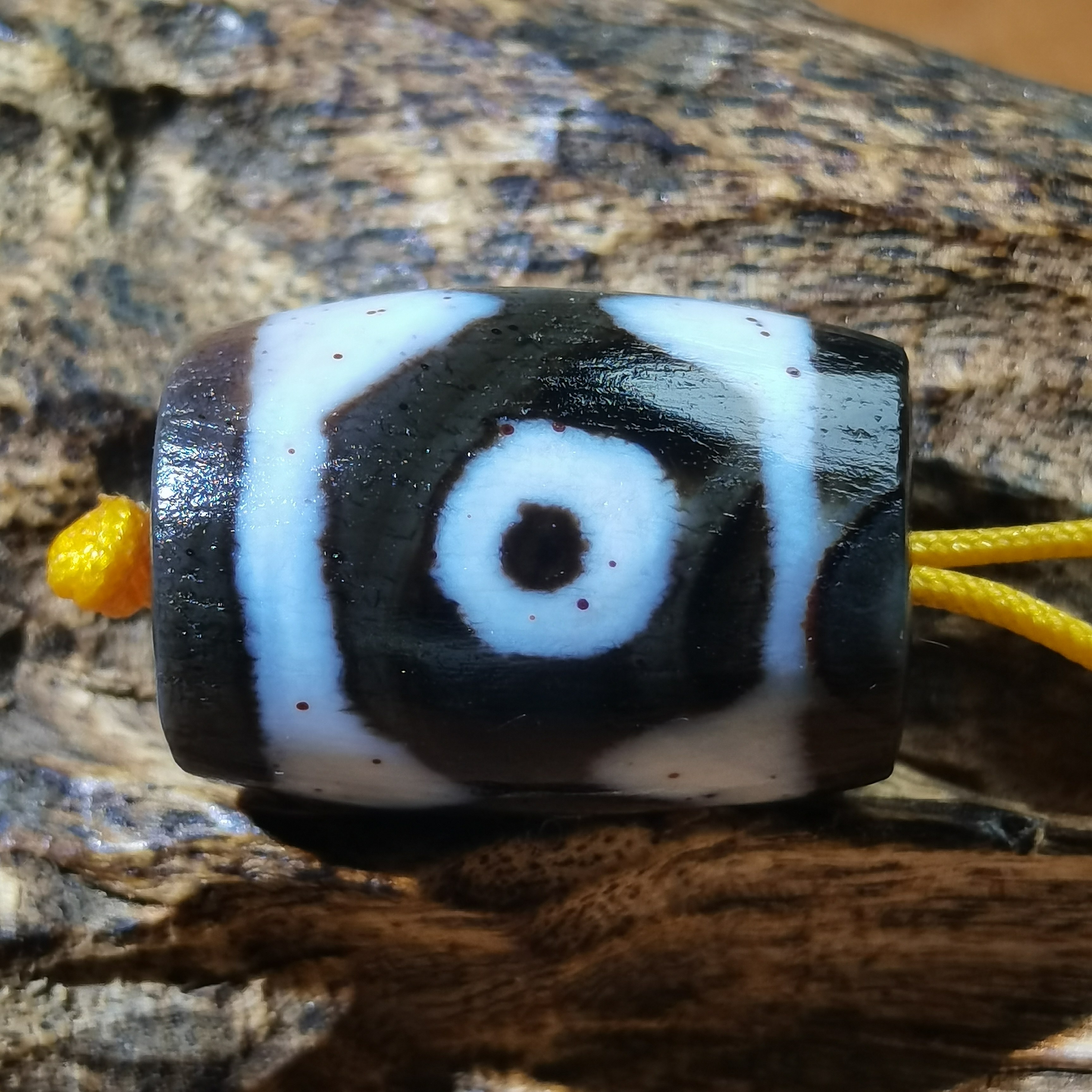 藏区老料满砂包浆坛城莲花三眼桶珠油润包浆玛瑙玉髓珠项链配饰,珠宝/钻石/翡翠,DIY配件,淘宝优惠券,粉丝福利购,淘宝优惠卷