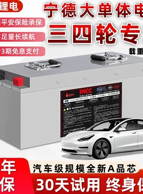 宁德磷酸铁锂48v60v72v锂电池大容量二轮三四轮老年代步车专用电