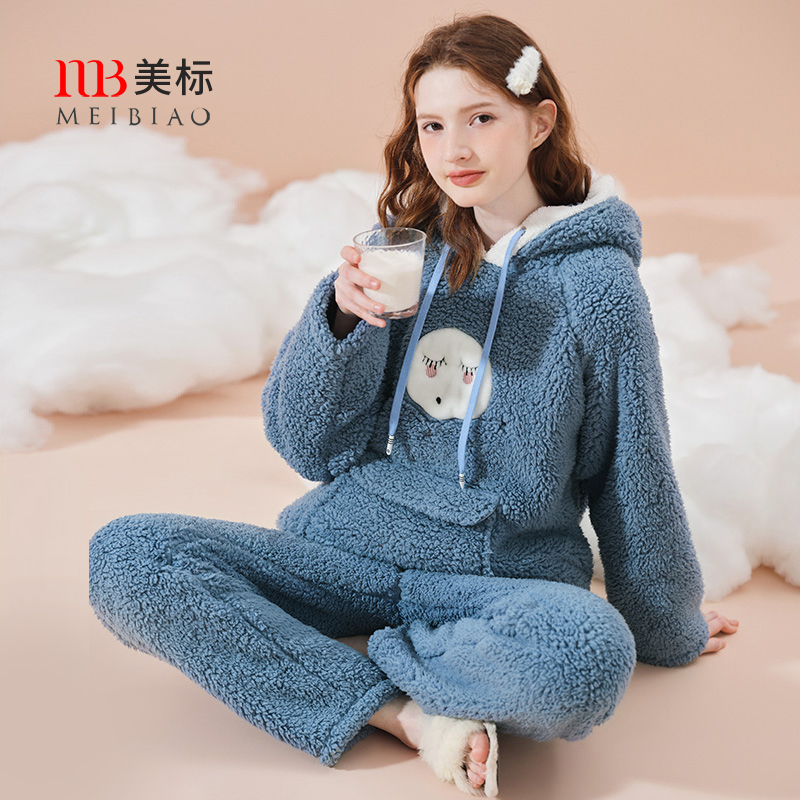 美标复合舒棉绒睡衣套装