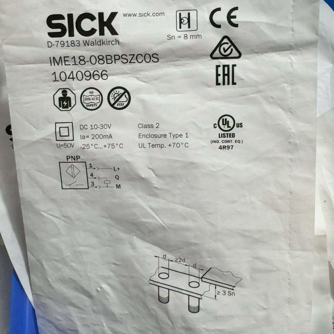 [议价]SICK 西克接近开关  IME18-08BPSZCOS 货