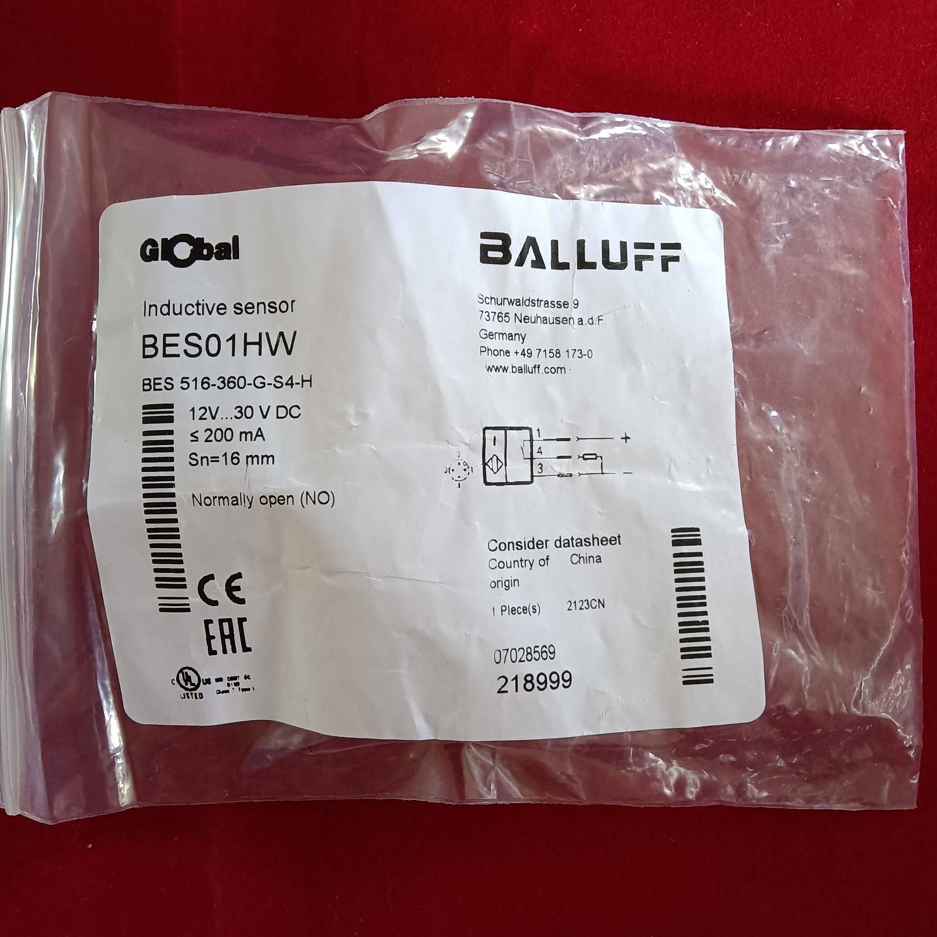 [议价]【巴鲁夫 Induct Sensor BES01HW】