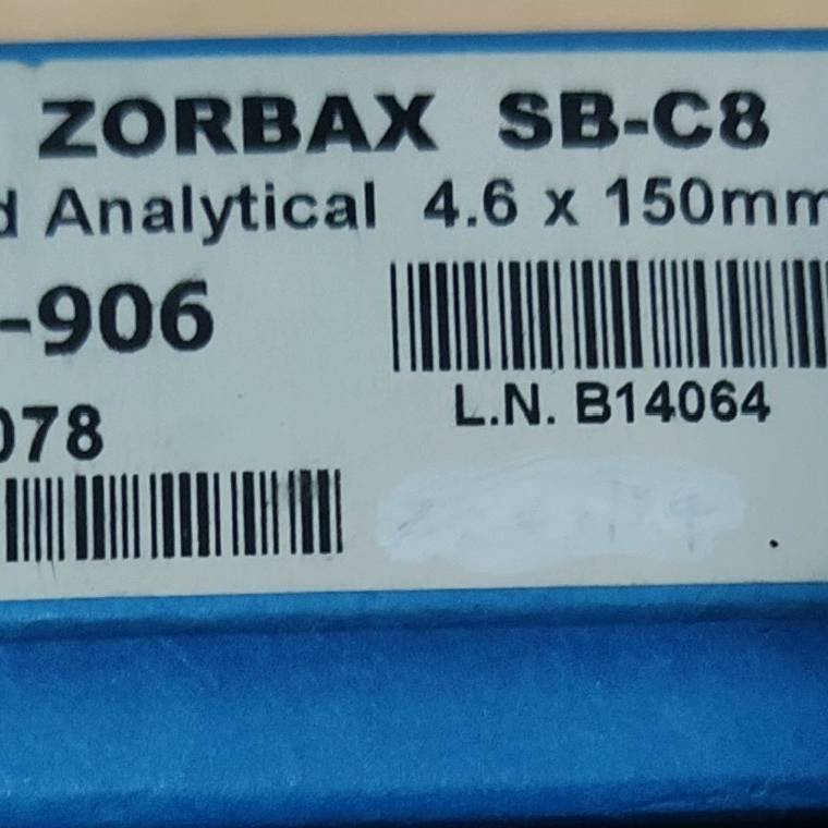 [议价]安捷伦 SB-C8 4.6×150mm 色谱柱