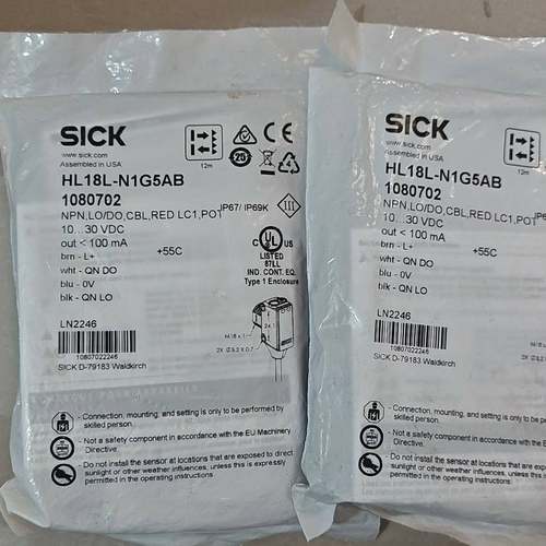 [议价]西克激光传感器HL18L-N1G5AB，订货号1080702