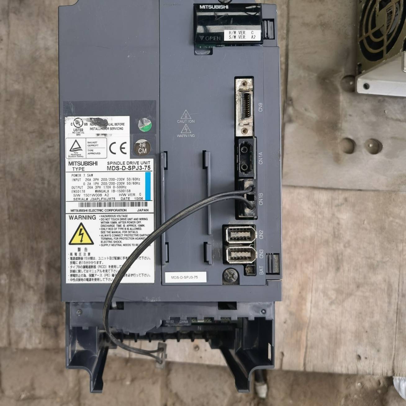 [议价]三菱主轴驱动器MDS-D-SPJ3-75厂里备件，没