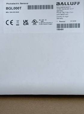 [议价]全新正品巴鲁夫BALLUFF BGL000T Photoel