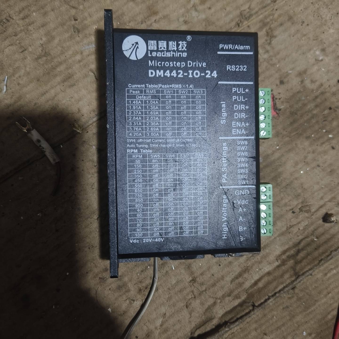 [议价]雷赛驱动器DM442-I0-24，实物拍摄如图，