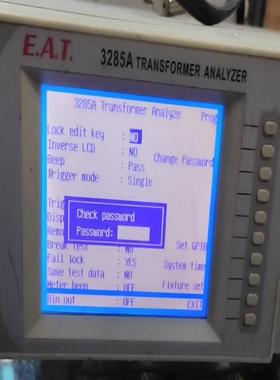 [议价]E A T 3285A变压器综合测试仪。成色九成。开