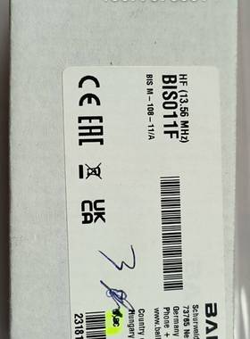 [议价]BIS011F巴鲁夫，BIS M-108-11/A数据载体，