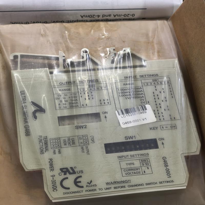 [议价]ULTRA SLIMPAK G468-0001信号调