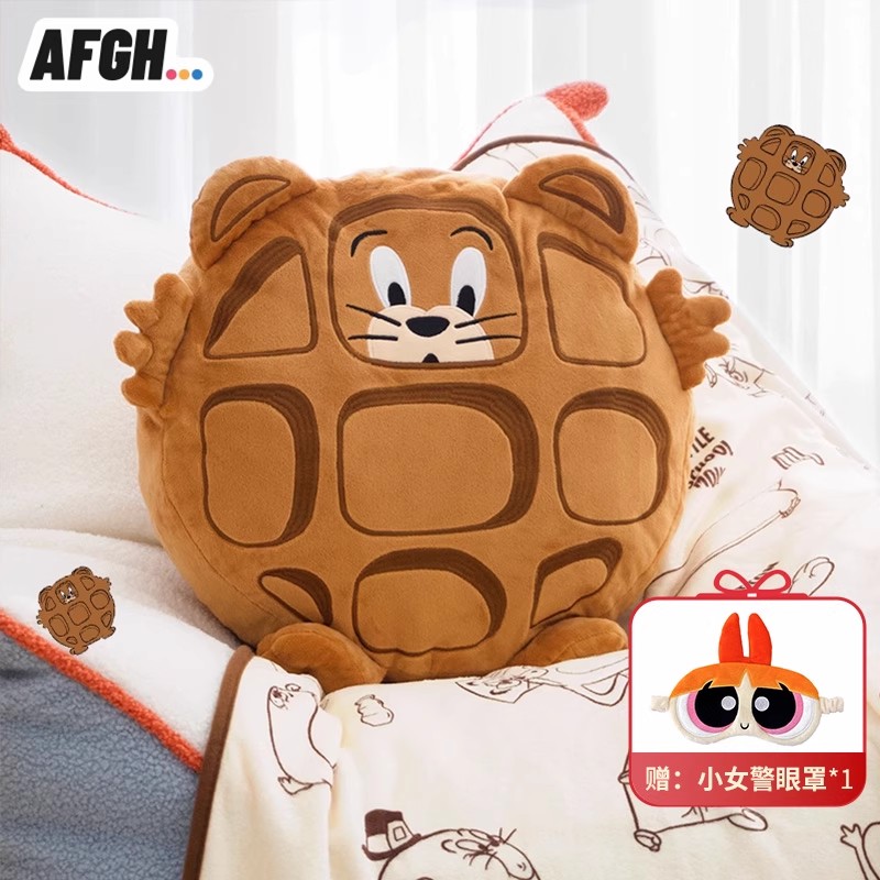 AFGH猫和老鼠松饼Jerry抱枕毯