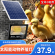 养殖场太阳能灯超亮黄光鸡舍鸡棚猪场照明节能灯户外防水景观灯