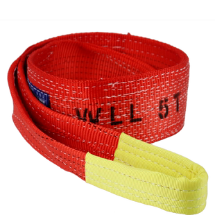 国标彩色扁平吊装带工业起重吊带行车吊车加厚布吊绳2吨/3/5米