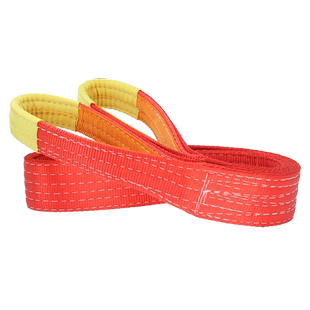 国标彩色涤纶扁平吊装带双扣环形吊绳行车吊车起重工业加厚吊带