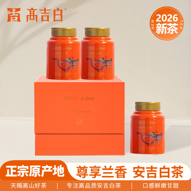 安吉原产地高山白茶高档头采春茶