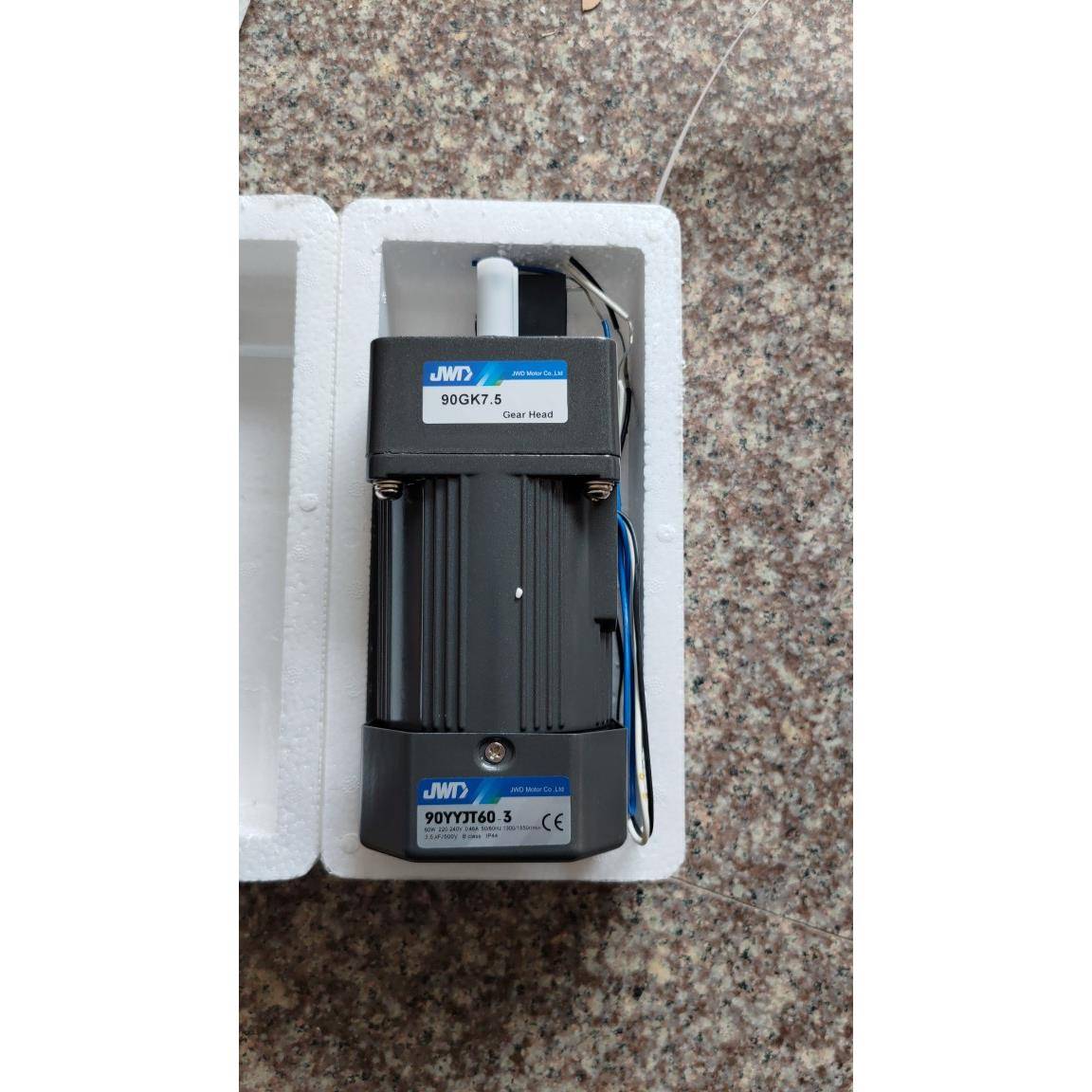 90Yyjt60-3+90Gk7.5 Jwd微型减速电机60W 220V 1:7.5