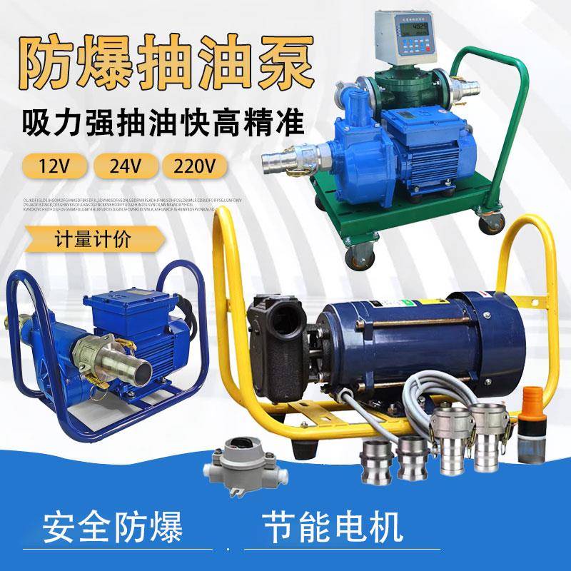 1.5/2寸大流量抽油泵220V380V12V24V汽油甲醇静音自吸加油泵