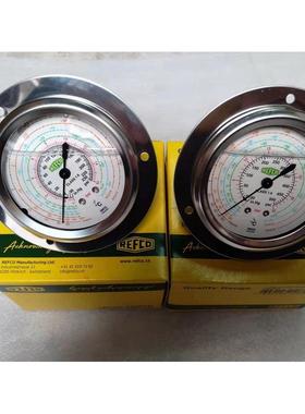 瑞士威科REFCO机组压力表油表 冷库高低压充油压力表冷媒耐震油表