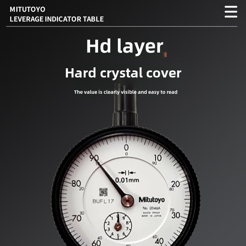 日本三丰杠杆刻度盘指示器三丰千分尺513-404-10E 2109S指示器针