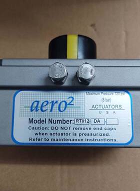 RT012-DA爱诺气动阀门执行器aero2原装活塞式角行程90度旋转气缸