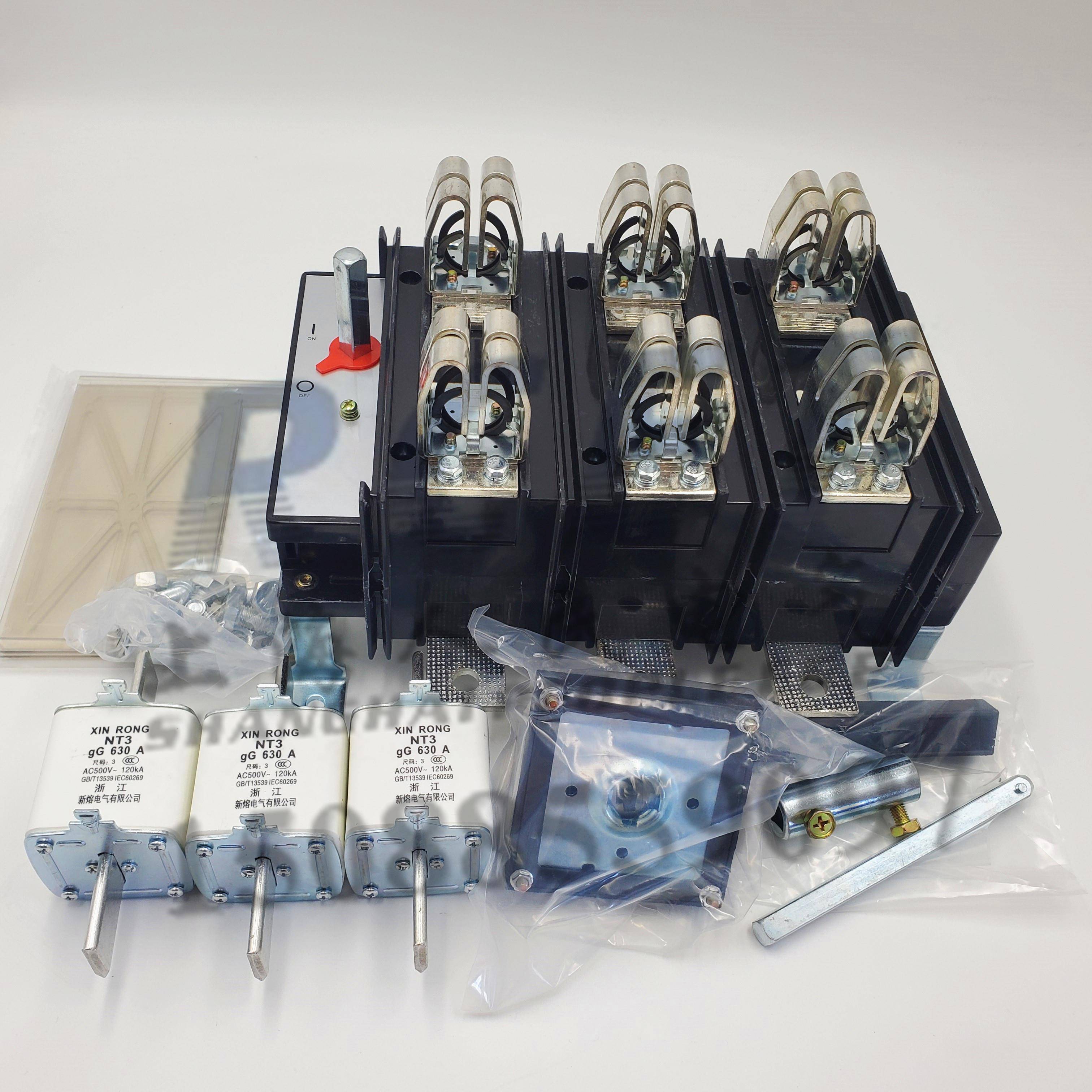 上海人民电气HH15(QSA)-630/3隔离开 关630A熔断器组电容柜主刀熔