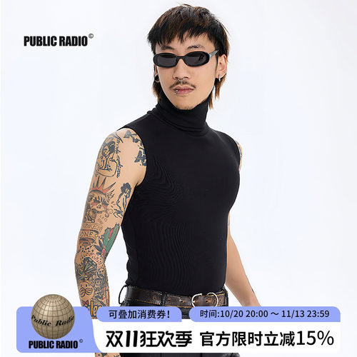 黑客帝国纪念款高领背心