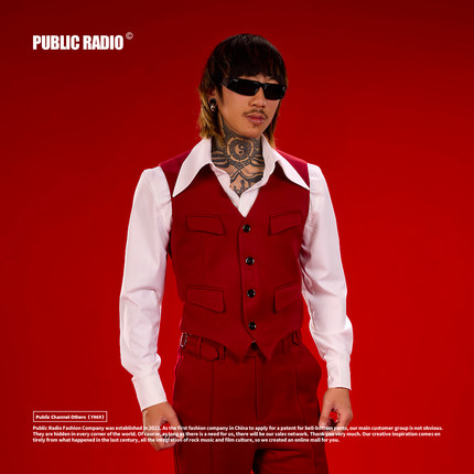 PUBLIC RADIO | 90S西部德州先生经典牌王马甲澳洲进口羊绒多袋款