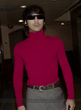 PUBLIC RADIO | 80S日本进口羊绒高领打底保暖长袖套头复古内衣