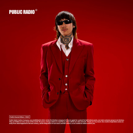 PUBLIC RADIO | 美式复古西部牌王经典西装外套澳洲高档进口羊绒