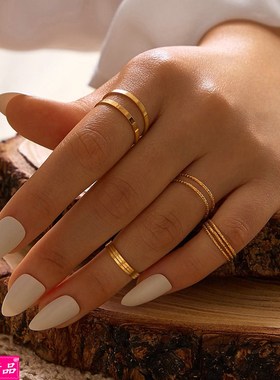 Hot sale Vintage alloy rings Women's joint ring 10pcs/set 戒