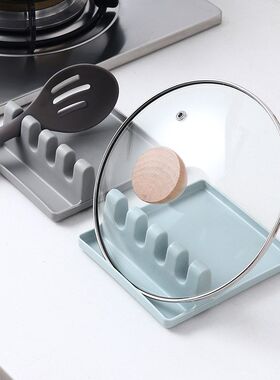 kitcen spatula storage rack pot cover spoon cusion bracket