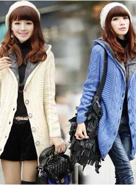 NEW winter coat women long sweaters jacket thick coats