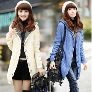 women long sweaters NEW thick coat jacket coats winter