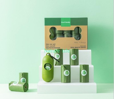 20pcs 100% Biodegradable Dog Poo Bags Pet Waste Poop Pickup